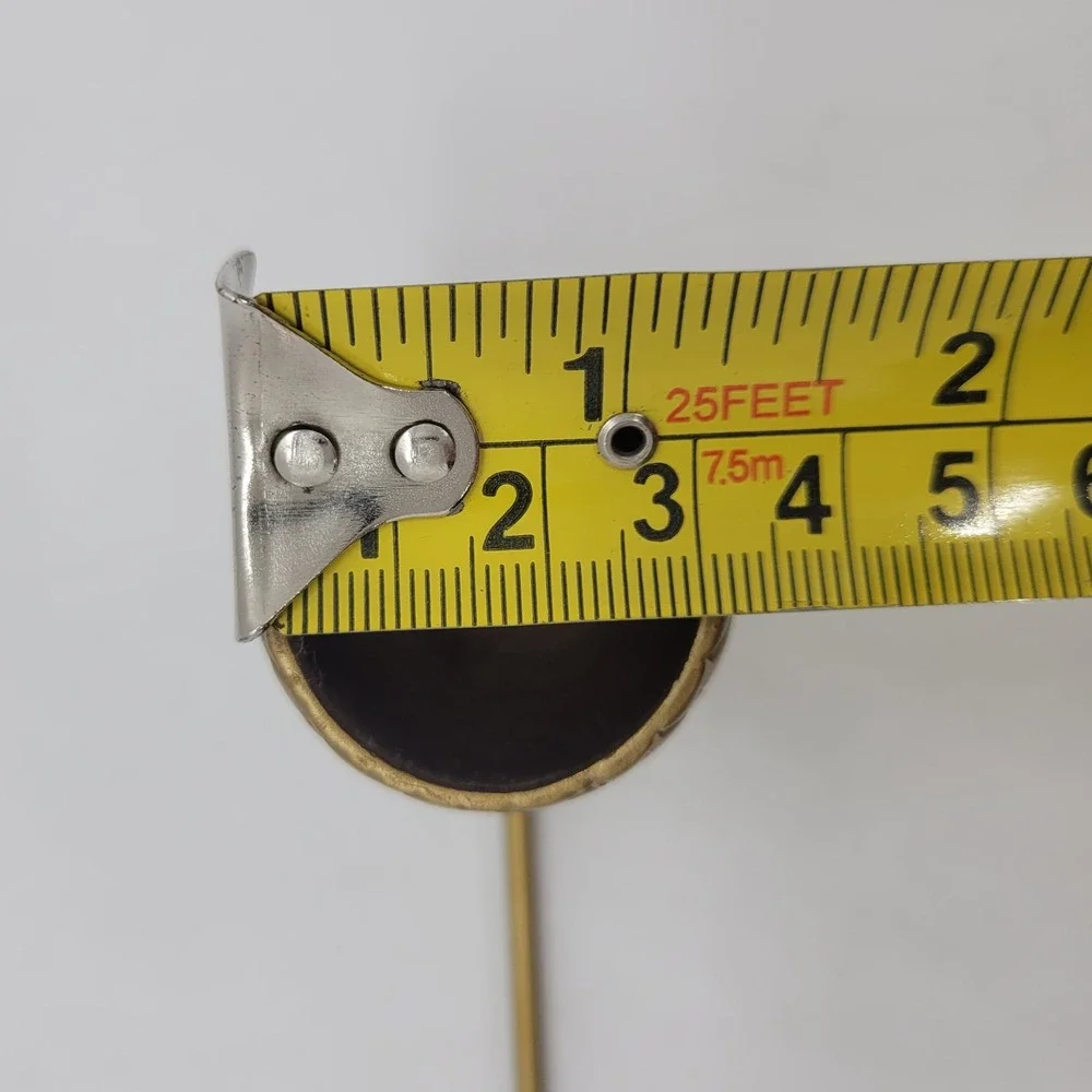 Vintage Brass Pineapple Candle Snuffer Tropical Gold Tone Metal 8.5 Inch